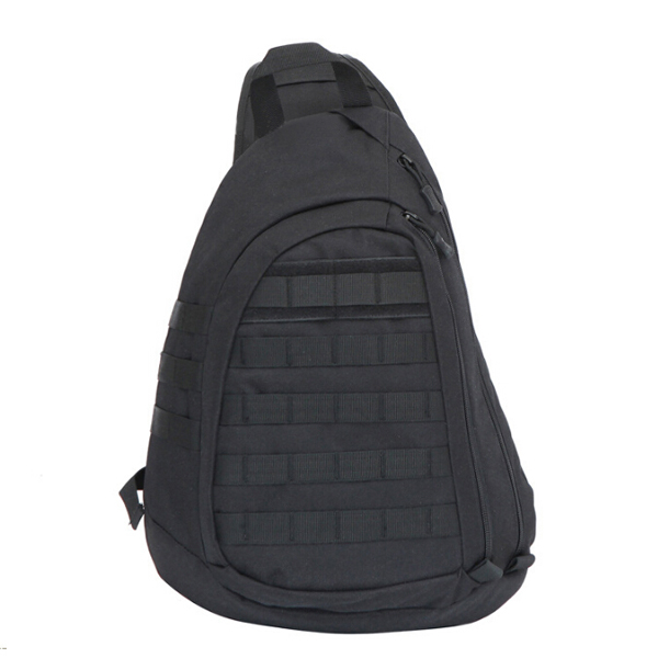 Men's Outdoor Camouflage Bag Large Capacity Chest Bag Messenger—9